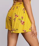 Fabulous Floral Flowy Shorts for 2022 festival outfits, festival dress, outfits for raves, concert outfits, and/or club outfits