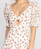 Eyelet Detail Floral Romper for 2023 festival outfits, festival dress, outfits for raves, concert outfits, and/or club outfits