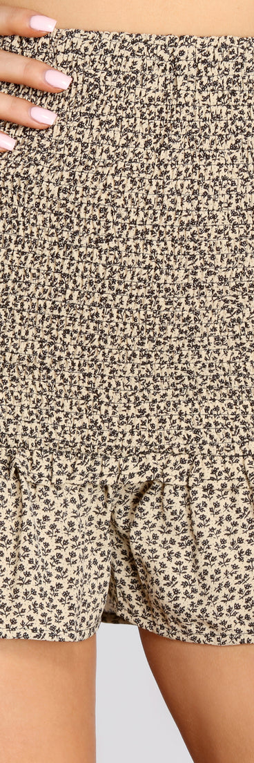 Feels Like Summer Smocked Shorts provides a stylish start to creating your best summer outfits of the season with on-trend details for 2023!