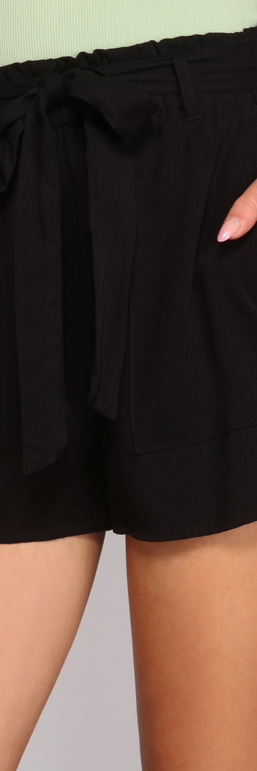 A Classic Look Paper Bag Shorts for 2023 festival outfits, festival dress, outfits for raves, concert outfits, and/or club outfits