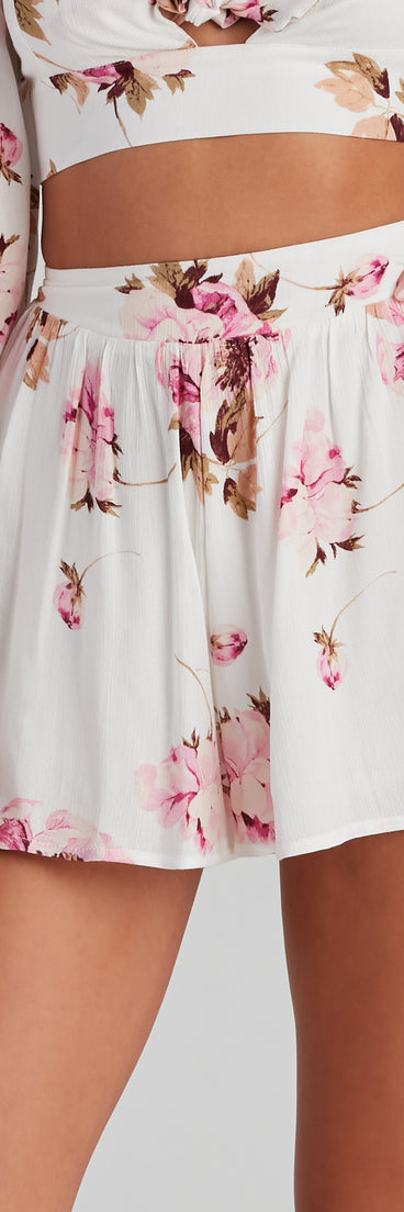 Too Sweet High Waist Floral Shorts provides a stylish start to creating your best summer outfits of the season with on-trend details for 2023!