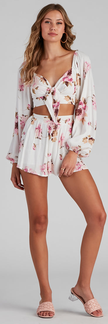 Too Sweet High Waist Floral Shorts provides a stylish start to creating your best summer outfits of the season with on-trend details for 2023!