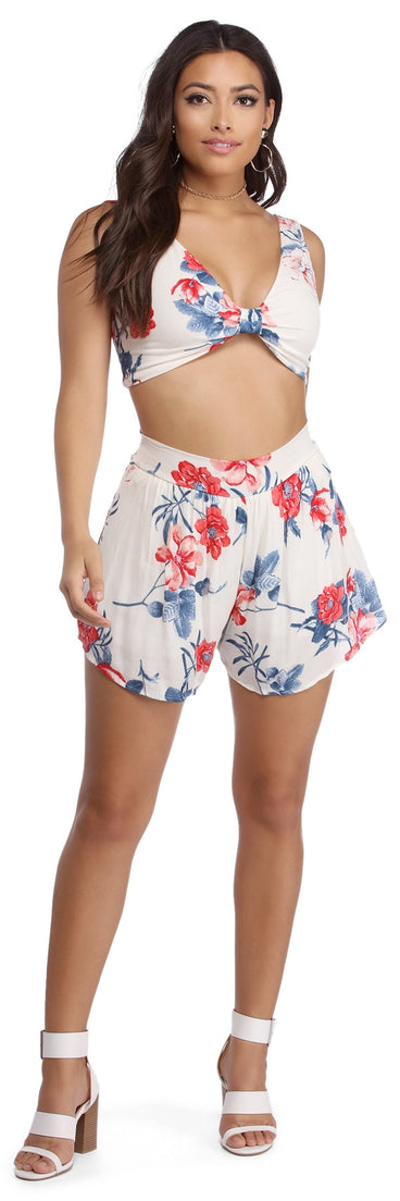 Feel The Floral Shorts for 2022 festival outfits, festival dress, outfits for raves, concert outfits, and/or club outfits