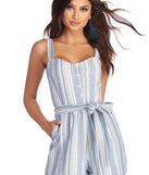 Cute As A Button Front Romper will help you dress the part in stylish holiday party attire, an outfit for a New Year’s Eve party, & dressy or cocktail attire for any event.