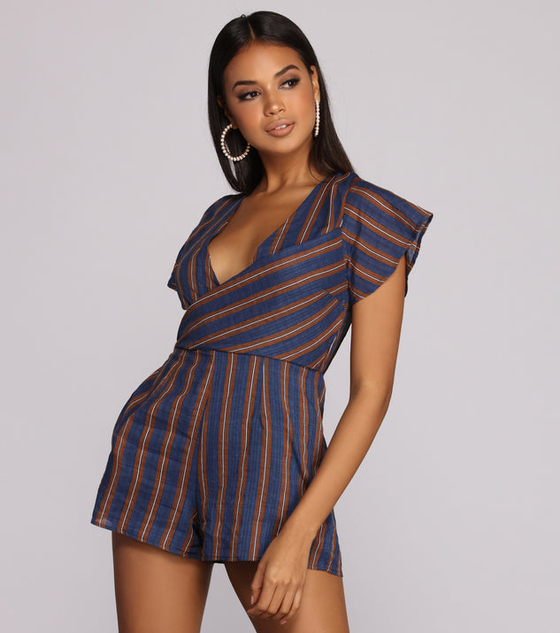 Keep It Casual Striped Romper will help you dress the part in stylish holiday party attire, an outfit for a New Year’s Eve party, & dressy or cocktail attire for any event.