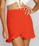 More Flounce Mini Skirt for 2022 festival outfits, festival dress, outfits for raves, concert outfits, and/or club outfits