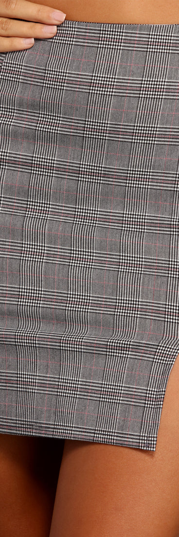 Check On it Mini Skirt for 2022 festival outfits, festival dress, outfits for raves, concert outfits, and/or club outfits