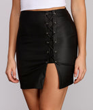 Lace Up Your Look Mini Skirt is a trendy pick to create 2023 festival outfits, festival dresses, outfits for concerts or raves, and complete your best party outfits!