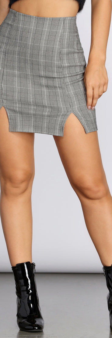 Posh In Plaid Mini Skirt for 2022 festival outfits, festival dress, outfits for raves, concert outfits, and/or club outfits