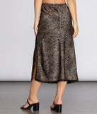 Heavy On The Leopard Midi Skirt for 2022 festival outfits, festival dress, outfits for raves, concert outfits, and/or club outfits