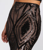 Stroke Of Midnight Midi Skirt