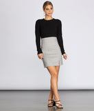Poised In Plaid Mini Skirt for 2022 festival outfits, festival dress, outfits for raves, concert outfits, and/or club outfits
