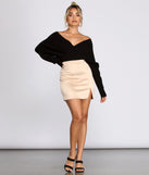 Side Slit Satin Mini Skirt provides a stylish start to creating your best summer outfits of the season with on-trend details for 2023!