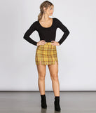 Playful In Plaid Mini Skirt for 2022 festival outfits, festival dress, outfits for raves, concert outfits, and/or club outfits
