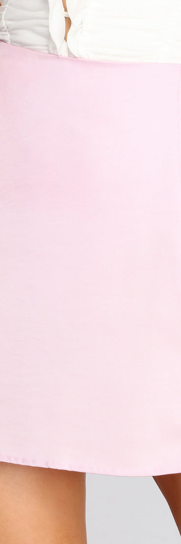 Pastels Please A-Line Mini Skirt for 2023 festival outfits, festival dress, outfits for raves, concert outfits, and/or club outfits