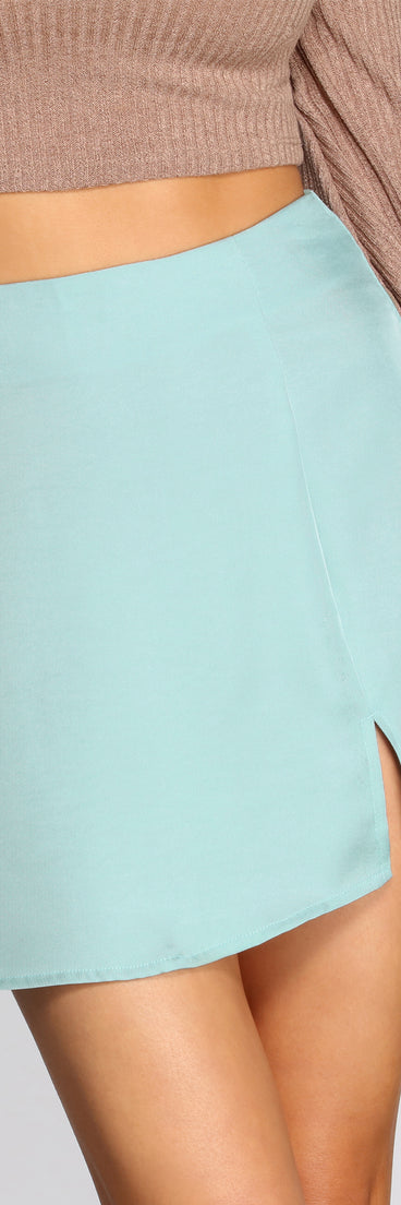 Pastels Please A-Line Mini Skirt for 2023 festival outfits, festival dress, outfits for raves, concert outfits, and/or club outfits