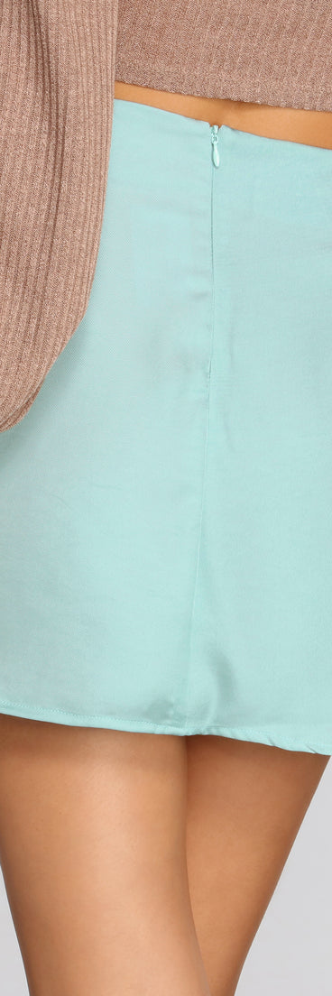 Pastels Please A-Line Mini Skirt provides a stylish start to creating your best summer outfits of the season with on-trend details for 2023!