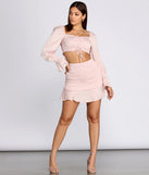 Met Your Match Smocked Mini Skirt provides a stylish start to creating your best summer outfits of the season with on-trend details for 2023!