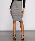 Preppy Plaid High Waist Midi Skirt provides a stylish start to creating your best summer outfits of the season with on-trend details for 2023!