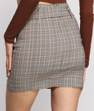 Such A Babe Belted Plaid Mini Skirt provides a stylish start to creating your best summer outfits of the season with on-trend details for 2023!