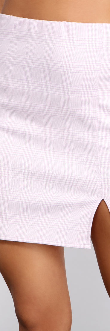 Pretty And Chic Plaid Mini Skirt for 2023 festival outfits, festival dress, outfits for raves, concert outfits, and/or club outfits