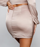 Dreamy And Chic Satin Mini Skirt provides a stylish start to creating your best summer outfits of the season with on-trend details for 2023!