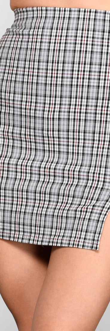 Preppy Style Plaid Mini Skirt for 2023 festival outfits, festival dress, outfits for raves, concert outfits, and/or club outfits