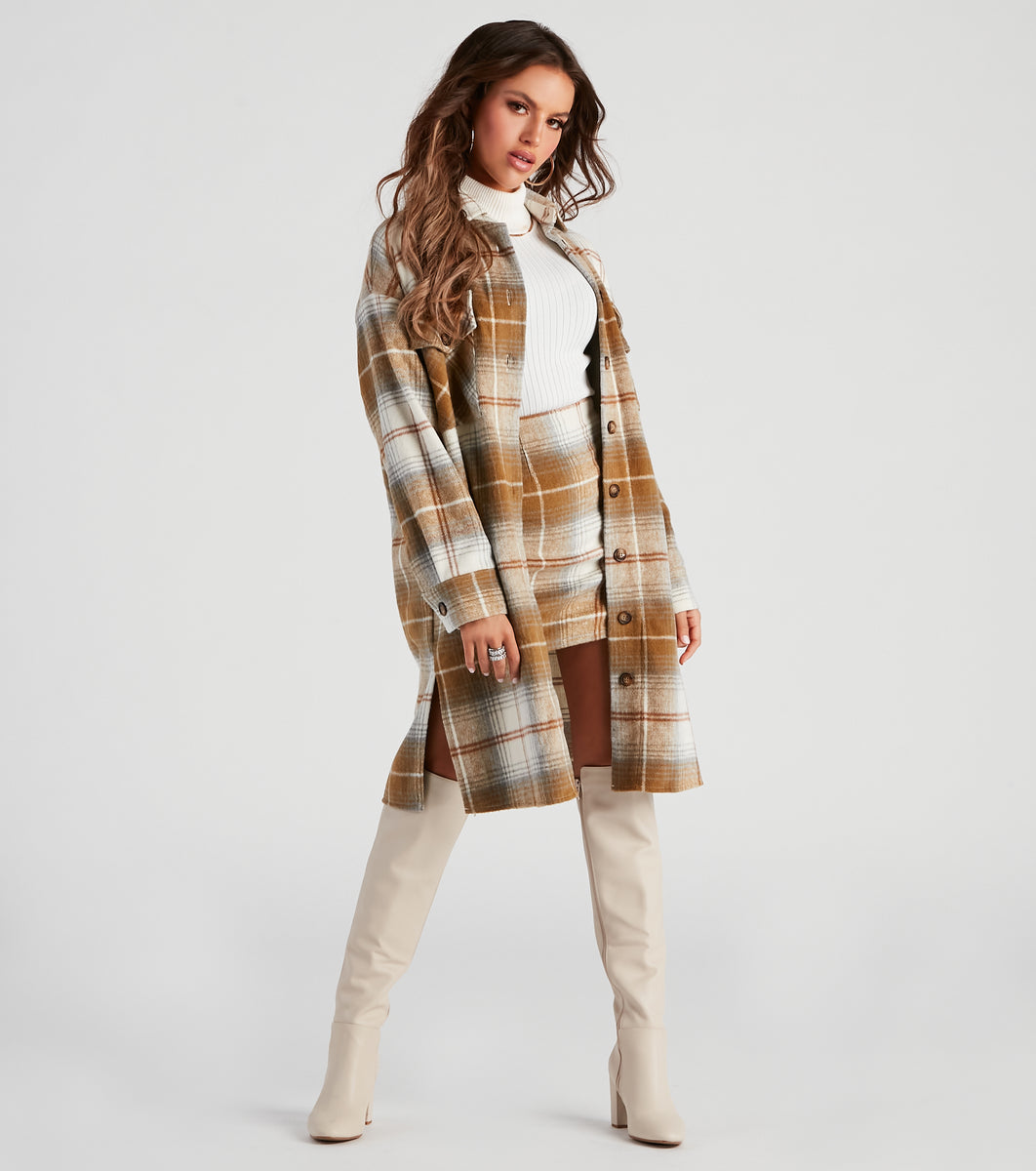 Get It Right Plaid Mini Skirt - SALE