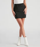 City Chic Checkered Mini Skirt provides a stylish start to creating your best summer outfits of the season with on-trend details for 2023!