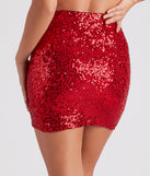 Sparkle Occasion Sequin Mini Skirt provides a stylish start to creating your best summer outfits of the season with on-trend details for 2023!