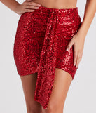 Sparkle Occasion Sequin Mini Skirt provides a stylish start to creating your best summer outfits of the season with on-trend details for 2023!