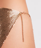 Cha-Ching Chainmail Mini Skirt is a fire pick to create 2023 festival outfits, concert dresses, outfits for raves, or to complete your best party outfits or clubwear!