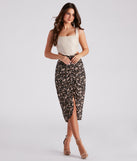 Isn't She Lovely Floral Midi Skirt provides a stylish start to creating your best summer outfits of the season with on-trend details for 2023!