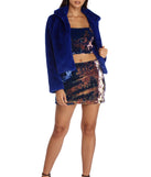 Pure Iridescence Mini Skirt for 2022 festival outfits, festival dress, outfits for raves, concert outfits, and/or club outfits