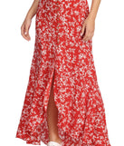 On Vacay Floral Maxi Skirt