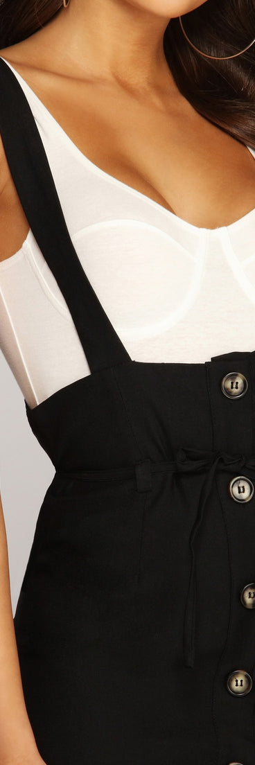 Keep Me In Suspender Skirt