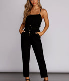 Just Like That Jumpsuit will help you dress the part in stylish holiday party attire, an outfit for a New Year’s Eve party, & dressy or cocktail attire for any event.