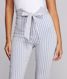 Summer Stripes Paperbag Pants
