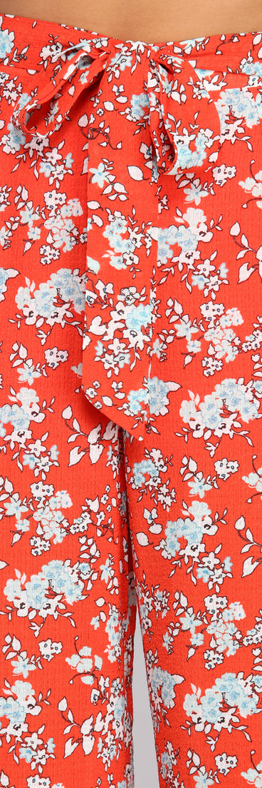 Blossom Fest Wide-Leg Pants