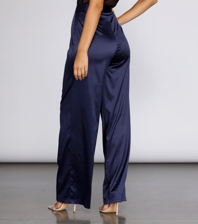 【SATIIIZ】Flow Summer Nylon Wide Pants Roxy Women's Oceanside Pant, Bijou Blue Bahia Stripe at