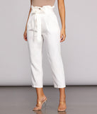 In The Paperbag Tapered Pants