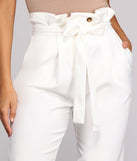 In The Paperbag Tapered Pants