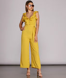Ruffled And Radiate Jumpsuit will help you dress the part in stylish holiday party attire, an outfit for a New Year’s Eve party, & dressy or cocktail attire for any event.