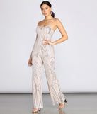 Sweetheart In Sequins Jumpsuit will help you dress the part in stylish holiday party attire, an outfit for a New Year’s Eve party, & dressy or cocktail attire for any event.