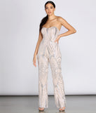Sweetheart In Sequins Jumpsuit for 2022 festival outfits, festival dress, outfits for raves, concert outfits, and/or club outfits