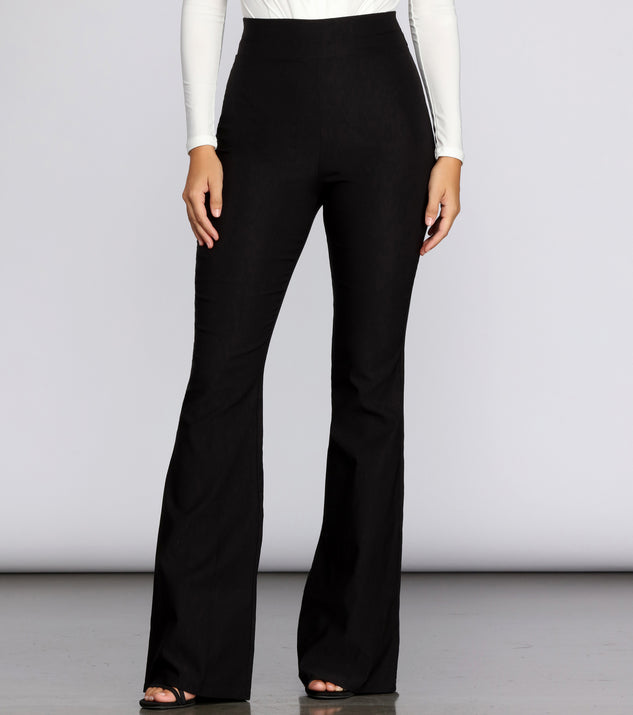 High Waist Flare Pants | Windsor High Waist Flare Pants | Windsor