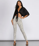 Sassy Snake Skinny Pants for 2022 festival outfits, festival dress, outfits for raves, concert outfits, and/or club outfits