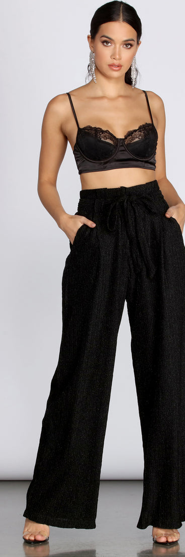Too Glam Paper Bag Pants