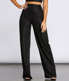 You’ll look stunning in the Glitter Glow Up Wide Leg Pants when paired with its matching separate to create a glam clothing set perfect for a New Year’s Eve Party Outfit or Holiday Outfit for any event!