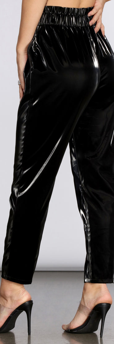 High Waist Liquid PU Pants provides a stylish start to creating your best summer outfits of the season with on-trend details for 2023!